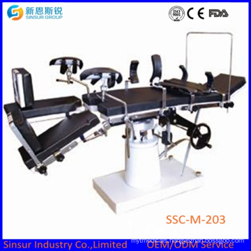 Manual Radiolucent General Purpose Surgical Operating Tables